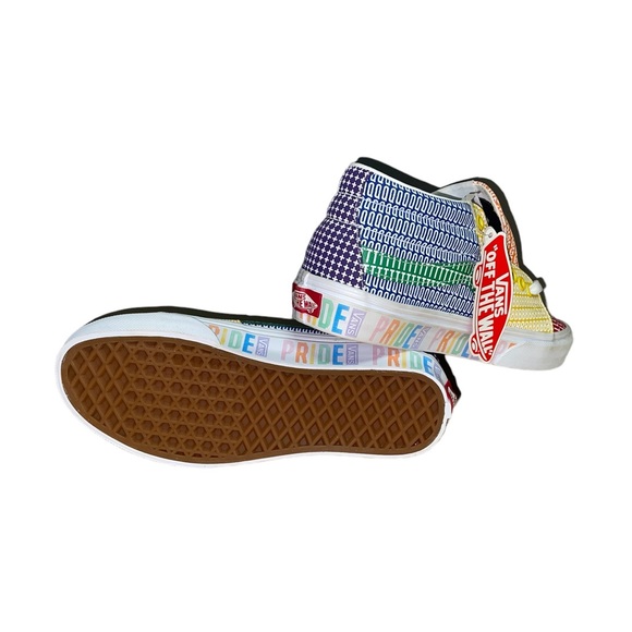 NEW Vans Sk8-Mid Pride Sneakers Skate Shoes VN0A3WM33WJ - Picture 3 of 6